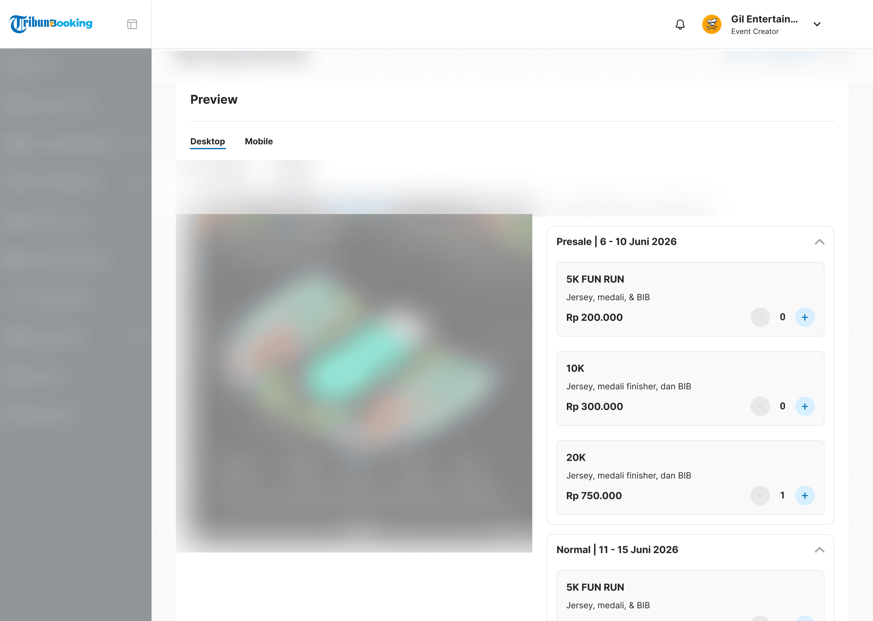 White-label editor with logo, button color and a live landing page preview